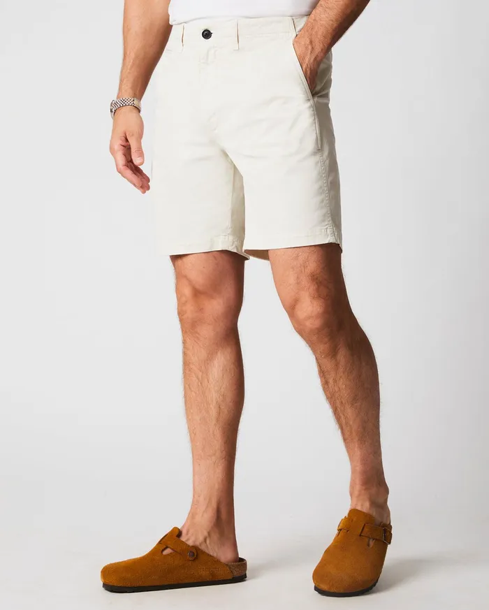 Men Bottoms Billy Reid Chino Short Eggshell