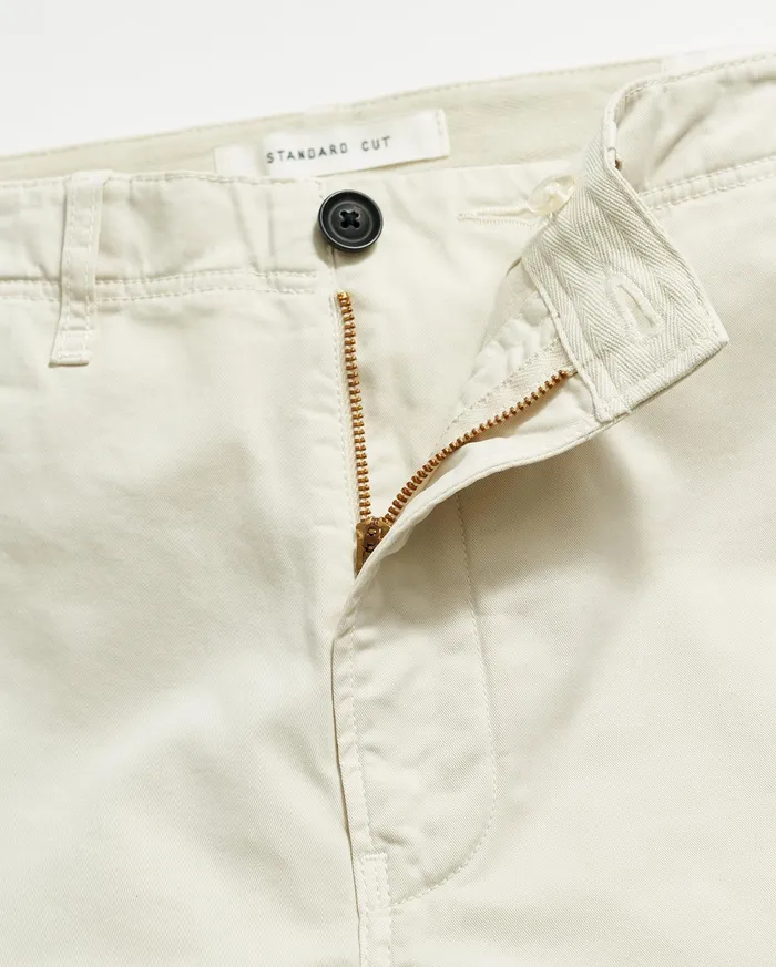 Men Bottoms Billy Reid Chino Short Eggshell
