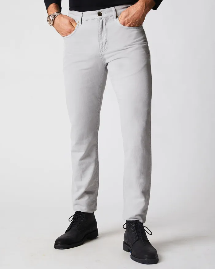 Men Bottoms Billy Reid Cotton Linen 5 Pocket Pant Quarry
