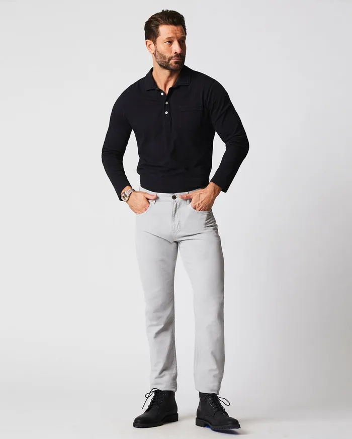 Men Bottoms Billy Reid Cotton Linen 5 Pocket Pant Quarry