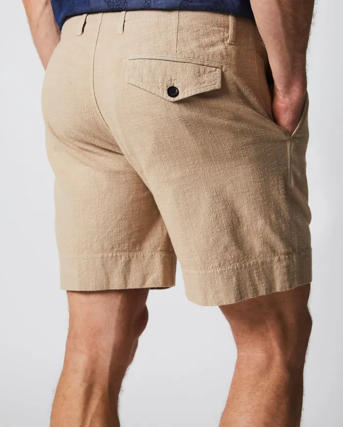 Men Bottoms Billy Reid Slub Cotton Short Khaki