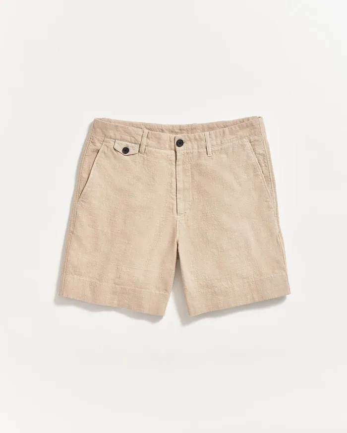 Men Bottoms Billy Reid Slub Cotton Short Khaki