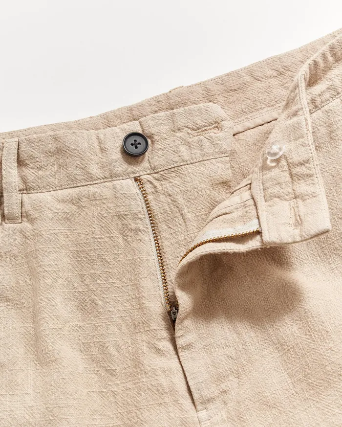 Men Bottoms Billy Reid Slub Cotton Short Khaki
