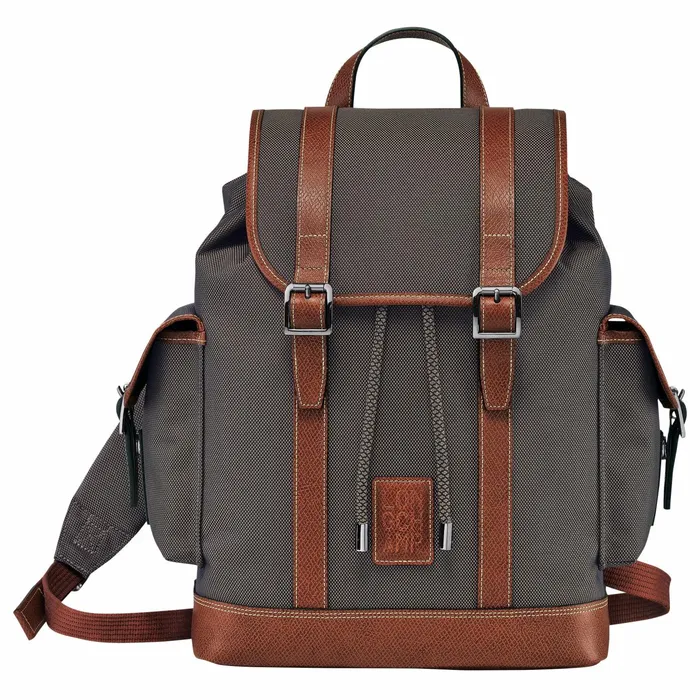 Men Boxford Backpack Brown Longchamp Backpacks