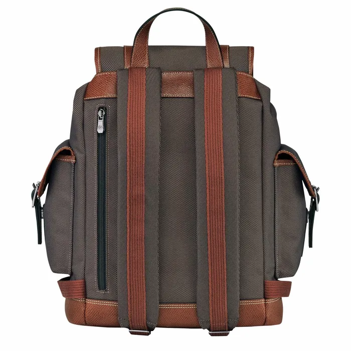 Men Boxford Backpack Brown Longchamp Backpacks