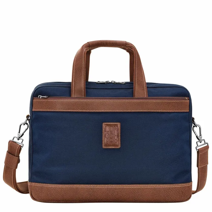 Men Boxford L Briefcase Blue Longchamp Briefcase