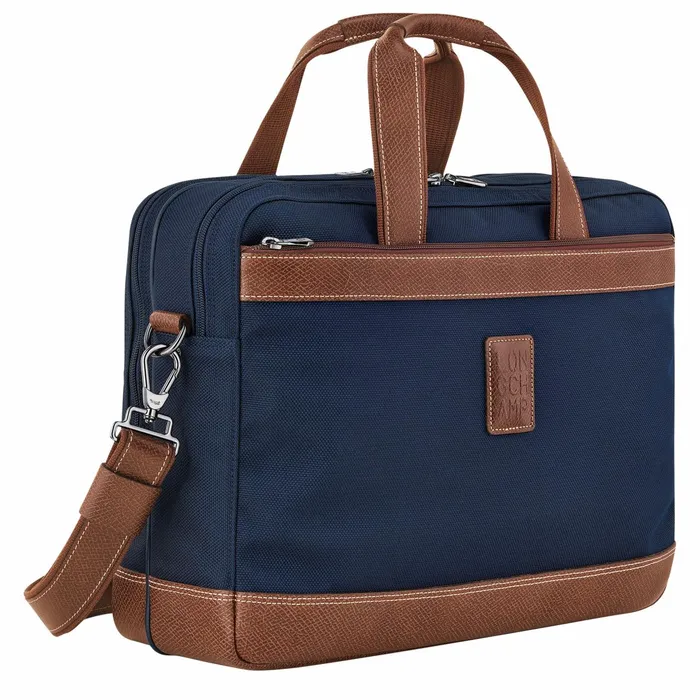 Men Boxford L Briefcase Blue Longchamp Briefcase