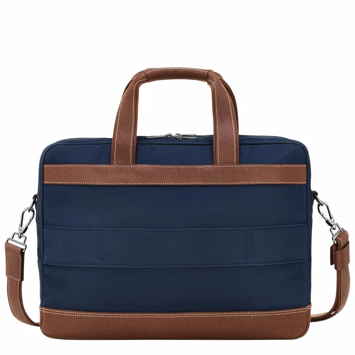 Men Boxford L Briefcase Blue Longchamp Briefcase