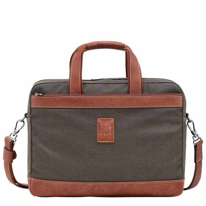 Men Boxford L Briefcase Brown Longchamp Briefcase