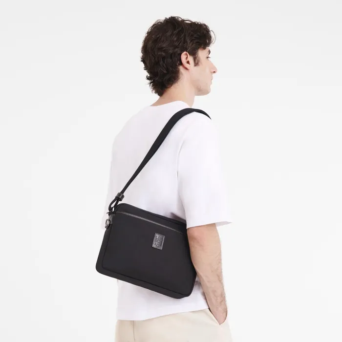 Men Boxford M Camera Bag Black Longchamp Crossbody Bags