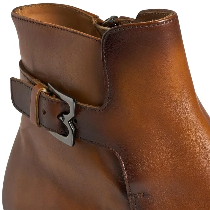 Men Bruno Magli Boots Angiolini Leather Dress Boot 8211 Cognac