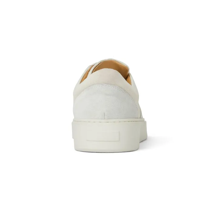 Men Bruno Magli Casual Shoes Darian Sneaker Off White Canvas
