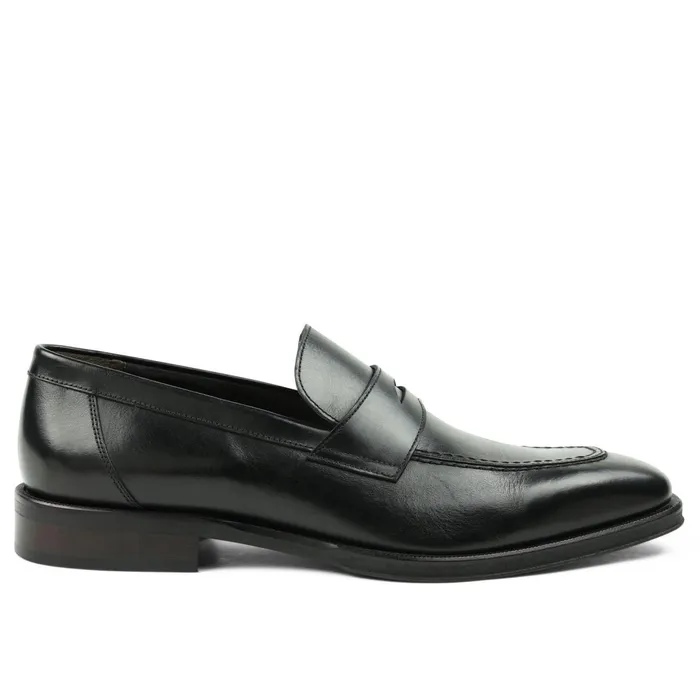 Men Bruno Magli Casual Shoes Nathan Penny Loafer 8211 Black