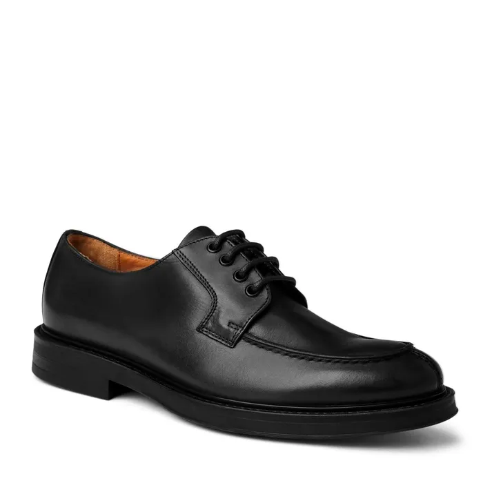 Men Bruno Magli Casual Shoes Tyler Split Toe Leather DerbyBlack