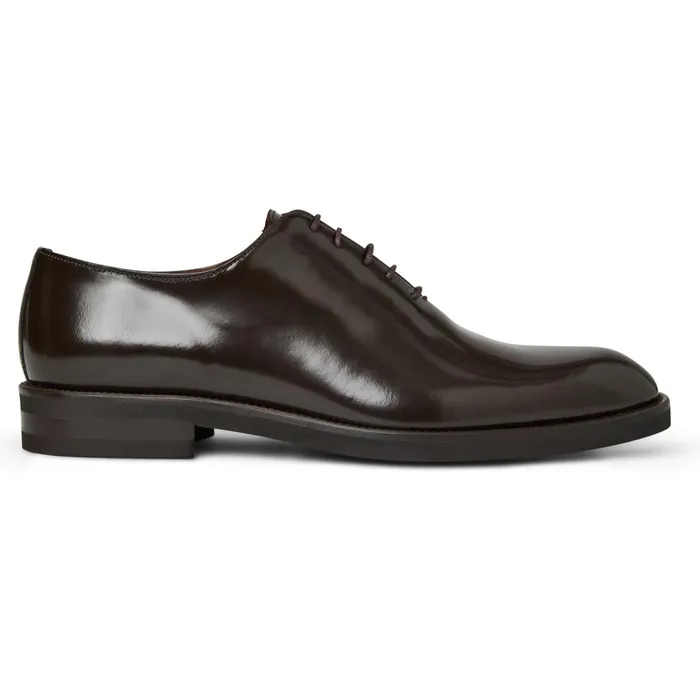 Men Bruno Magli Dress Shoes Claudio Balmoral Leather OxfordBrown