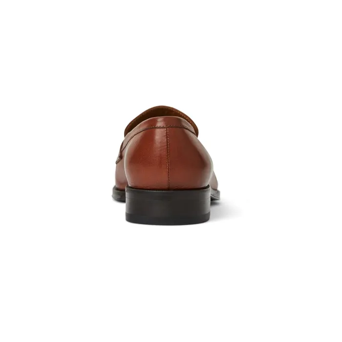 Men Bruno Magli Dress Shoes Maioco Slip On Loafer Cognac Leather