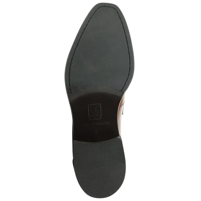 Men Bruno Magli Dress Shoes Nathan Penny Loafer 8211 Rust