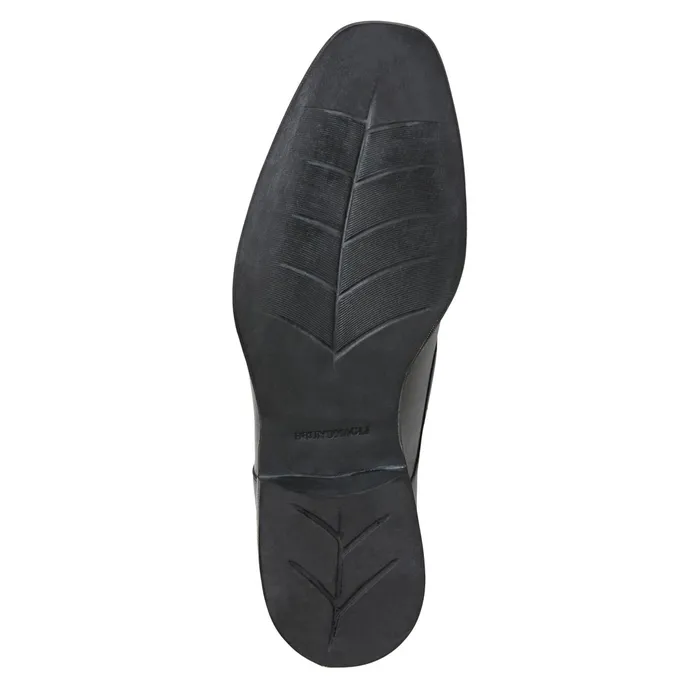 Men Bruno Magli Dress Shoes Raging Leather Slipon 8211 Black Leather