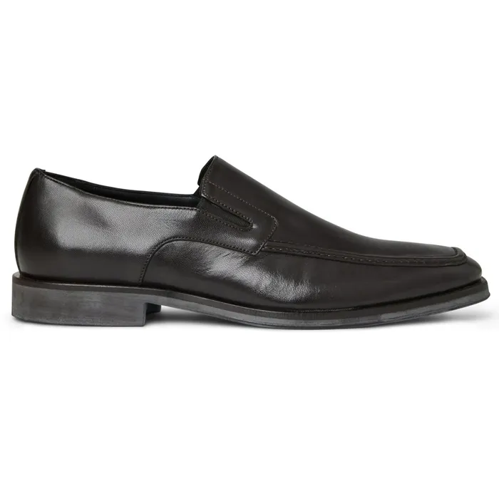 Men Bruno Magli Dress Shoes Raging Leather Slipon 8211 Dark Brown Leather