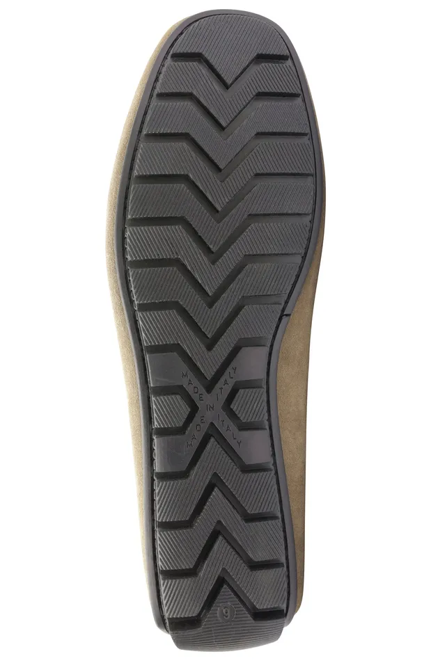 Men Bruno Magli Dress Shoes Xander Suede Driving Moccasin 8211 Taupe