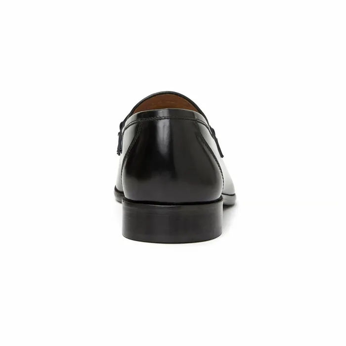 Men Bruno Magli Loafers and Slipons Alessio Slip On Black Bit Loafer Black Leather