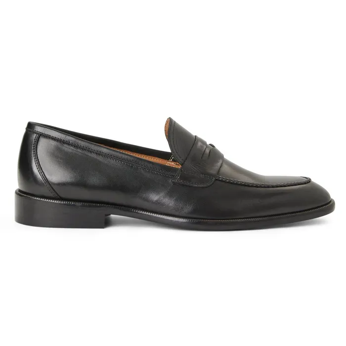Men Bruno Magli Loafers and Slipons Arden Braided Leather LoaferBlack