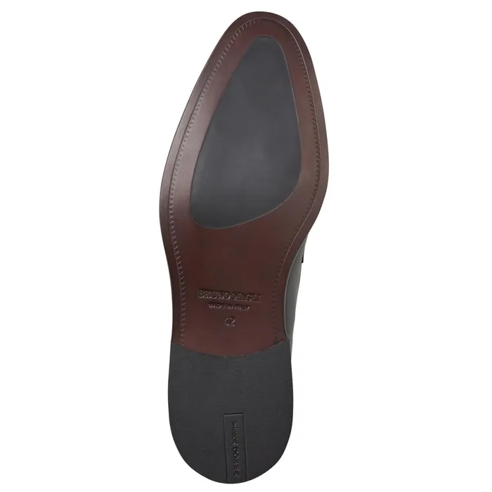 Men Bruno Magli Loafers and Slipons Arden Braided Leather LoaferBlack