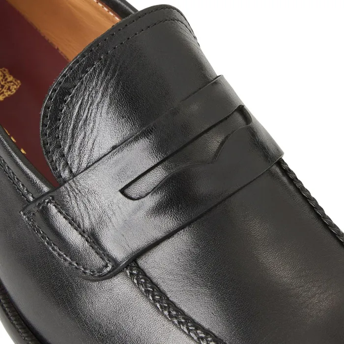 Men Bruno Magli Loafers and Slipons Arden Braided Leather LoaferBlack