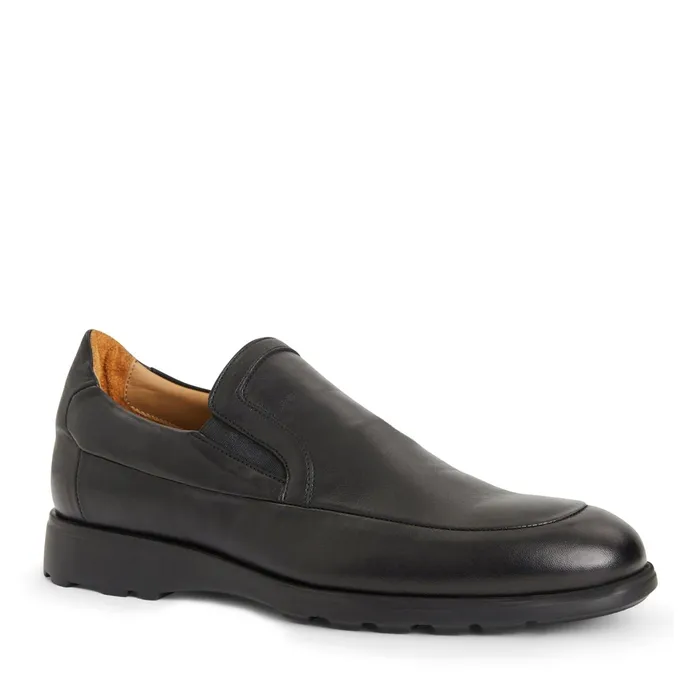 Men Bruno Magli Loafers and Slipons Comodo Hybrid Slip On LoaferBlack