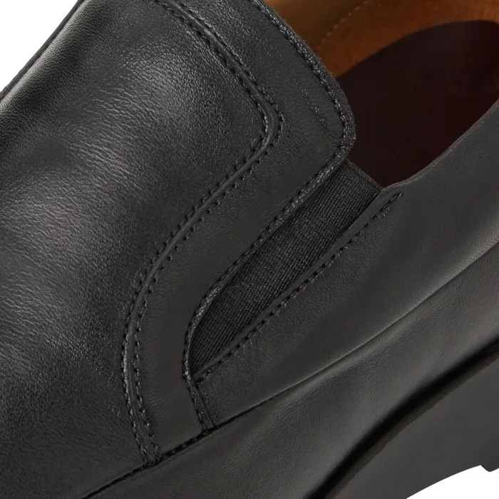Men Bruno Magli Loafers and Slipons Comodo Hybrid Slip On LoaferBlack
