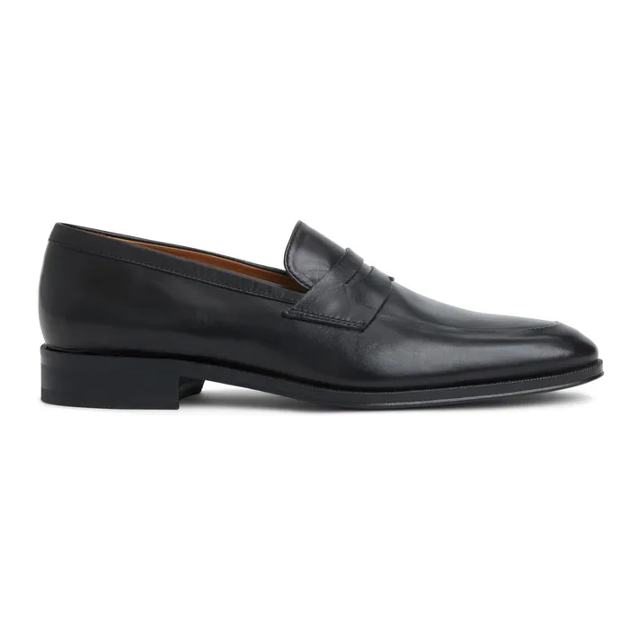 Men Bruno Magli Loafers and Slipons Maioco Slip On Loafer Black Leather