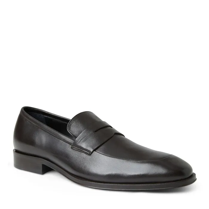 Men Bruno Magli Loafers and Slipons Maioco Slip On Loafer Dark Brown Leather