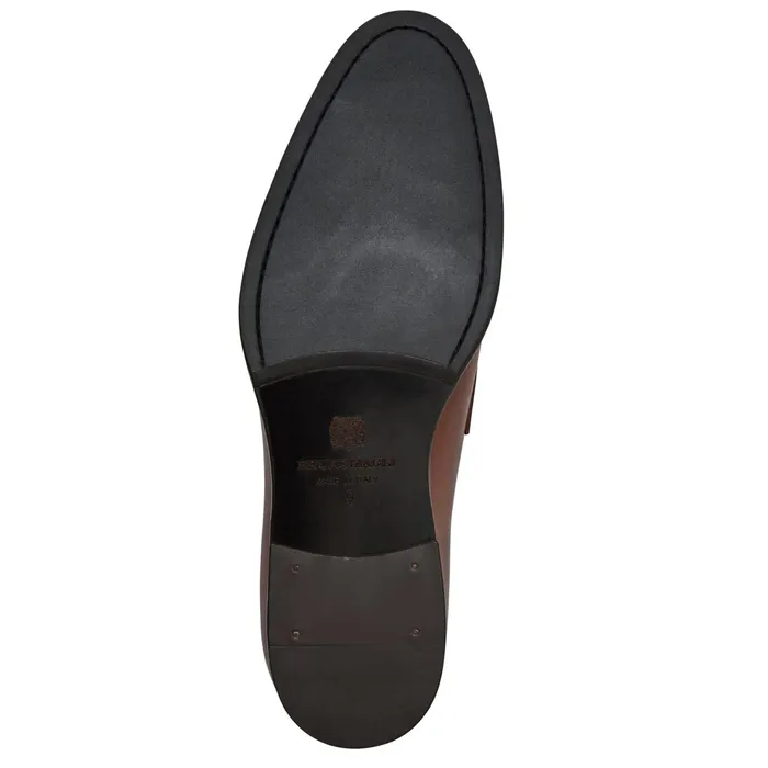 Men Bruno Magli Loafers and Slipons Payton Burnished Penny LoaferCognac