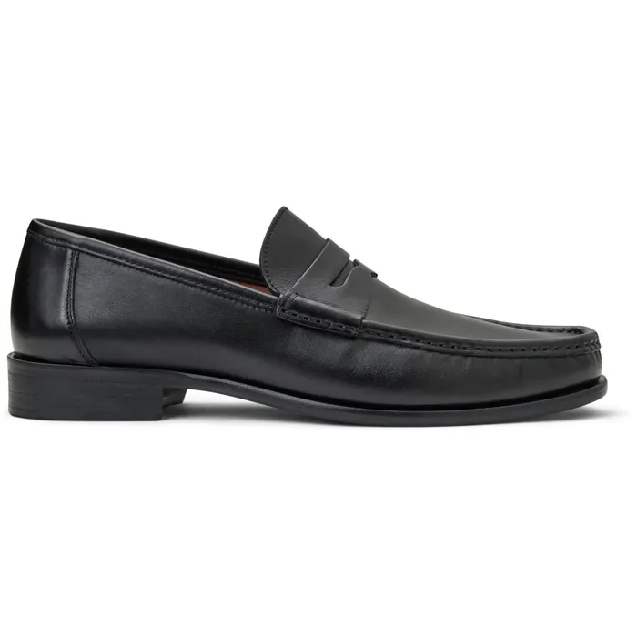 Men Bruno Magli Loafers and Slipons Tonio Slip On Loafer Black Nappa Leather Men Bruno Magli Loafers and Slipons Tonio Slip On Loafer Black Nappa Leather