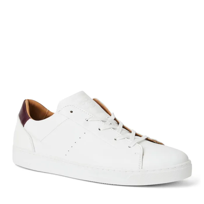 Men Bruno Magli Sneakers Dante LacetoToe Leather Sneaker 8211 White