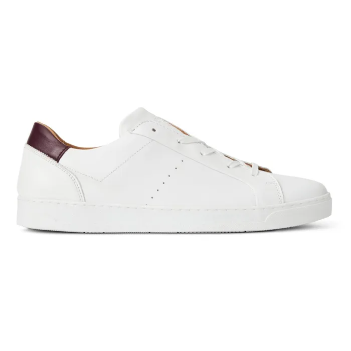 Men Bruno Magli Sneakers Dante LacetoToe Leather Sneaker 8211 White
