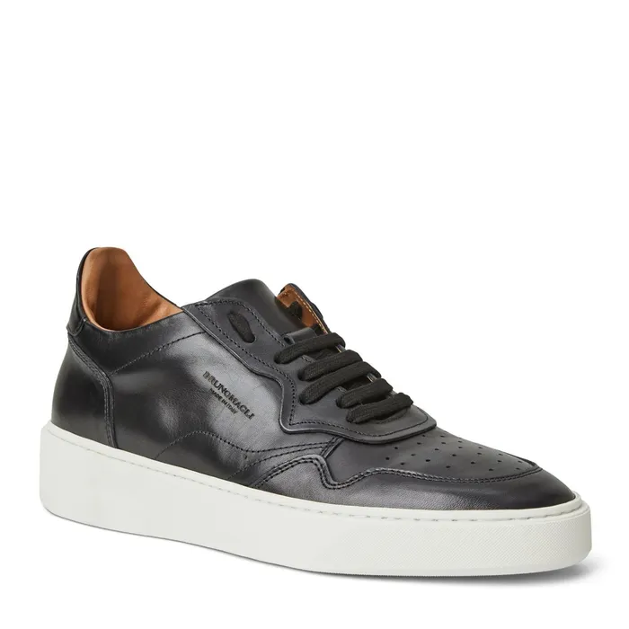 Men Bruno Magli Sneakers Dezi Cup Sole SneakerBlack