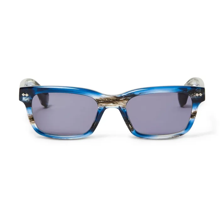Men Bruno Magli Sunglasses Fellini Sunglasses Blue