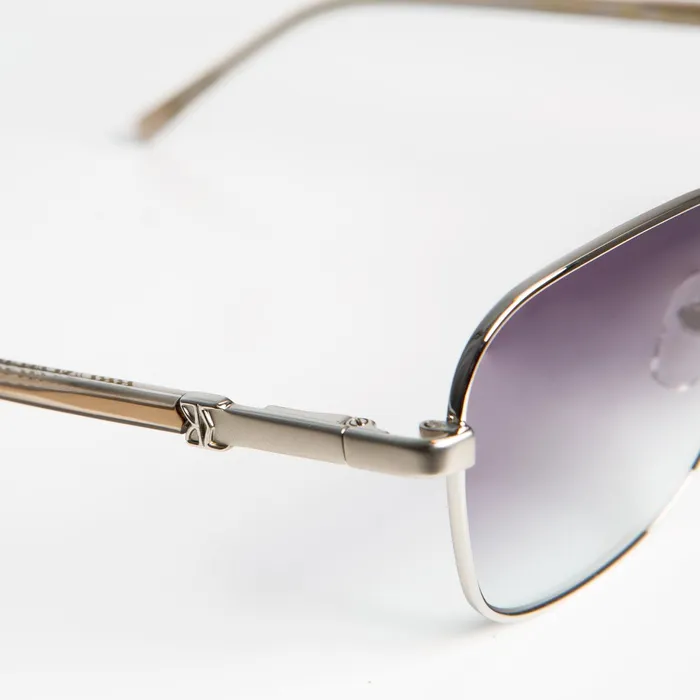 Men Bruno Magli Sunglasses Playa Aviator Sunglasses 8211 Silver