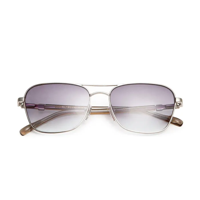 Men Bruno Magli Sunglasses Playa Aviator Sunglasses 8211 Silver