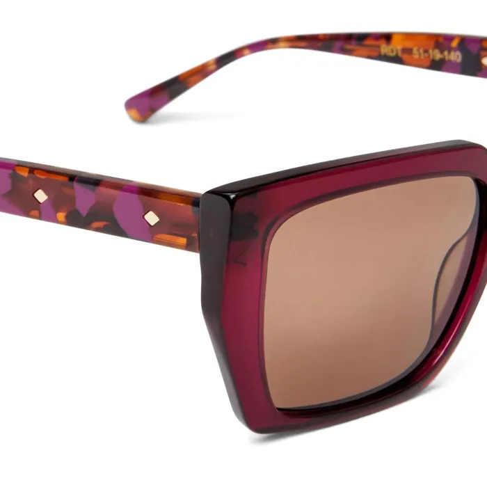 Men Bruno Magli Sunglasses Ricci Sunglasses Red Tortoise