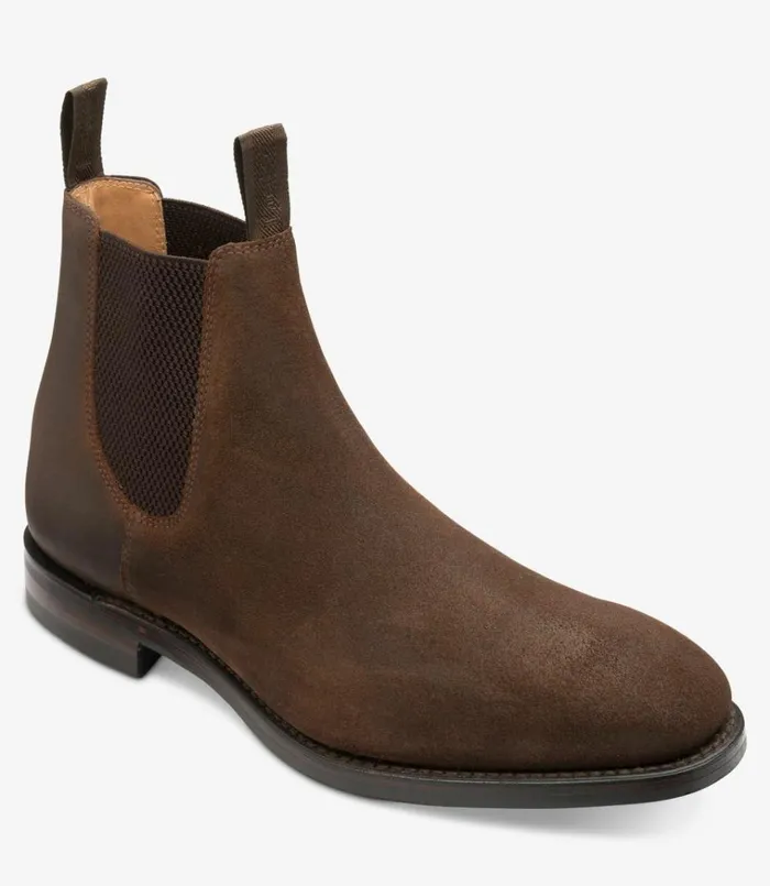 Men Chatsworth Brown Waxed Suede Loake Boots Men Chatsworth Brown Waxed Suede Loake Boots