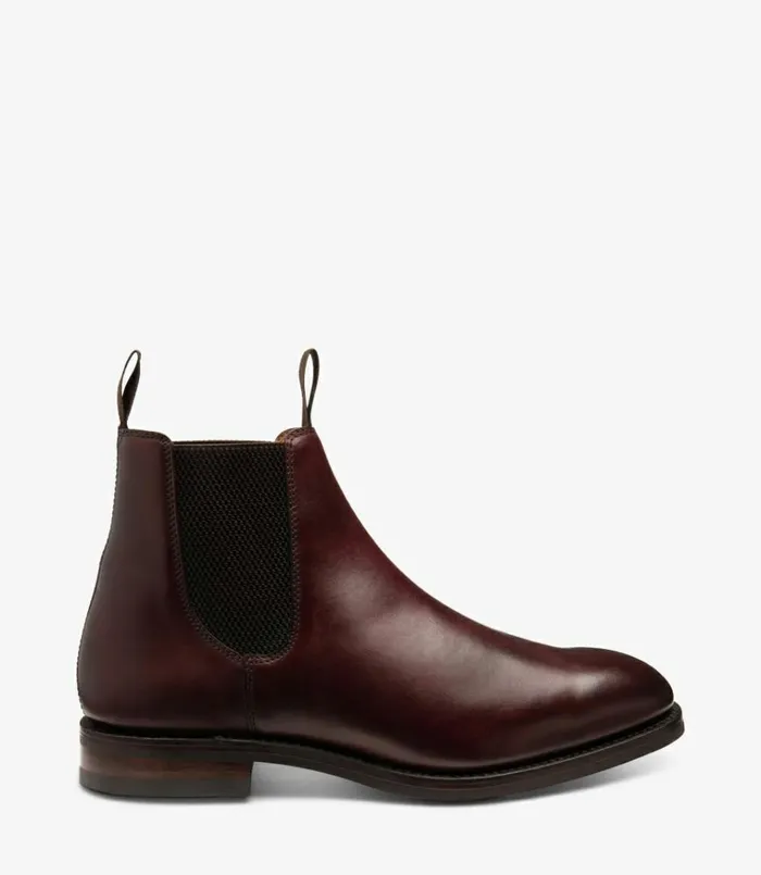 Men Chatsworth Burgundy Loake Boots