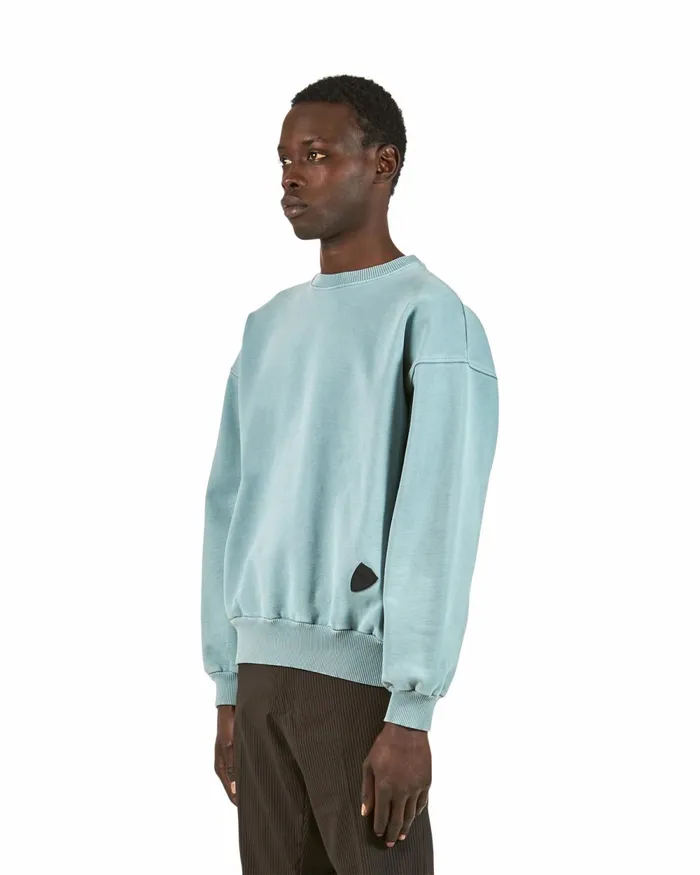 Men Crew Neck 8211 Blue Paris Philippe Model Paris Knitwear And Sweatshirts