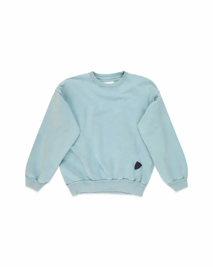 Men Crew Neck 8211 Blue Paris Philippe Model Paris Knitwear And Sweatshirts