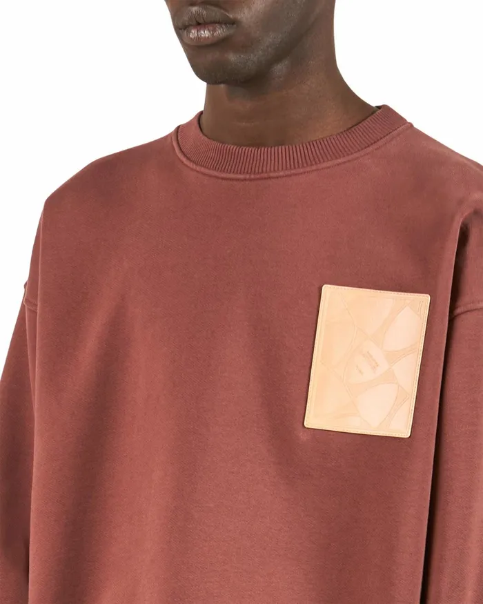 Men Crew Neck 8211 Chestnut Paris Philippe Model Paris Knitwear And Sweatshirts