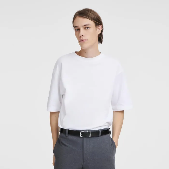 Men Delta Box Men039s Belt BlackNavy Longchamp Belts