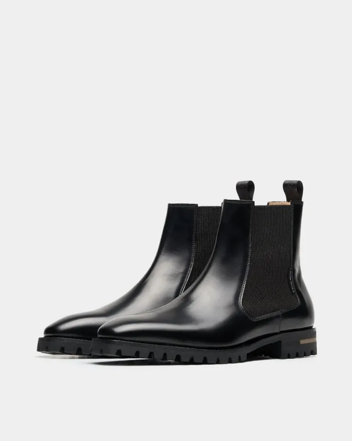 Men Filling Pieces Boots Western Chelsea Black