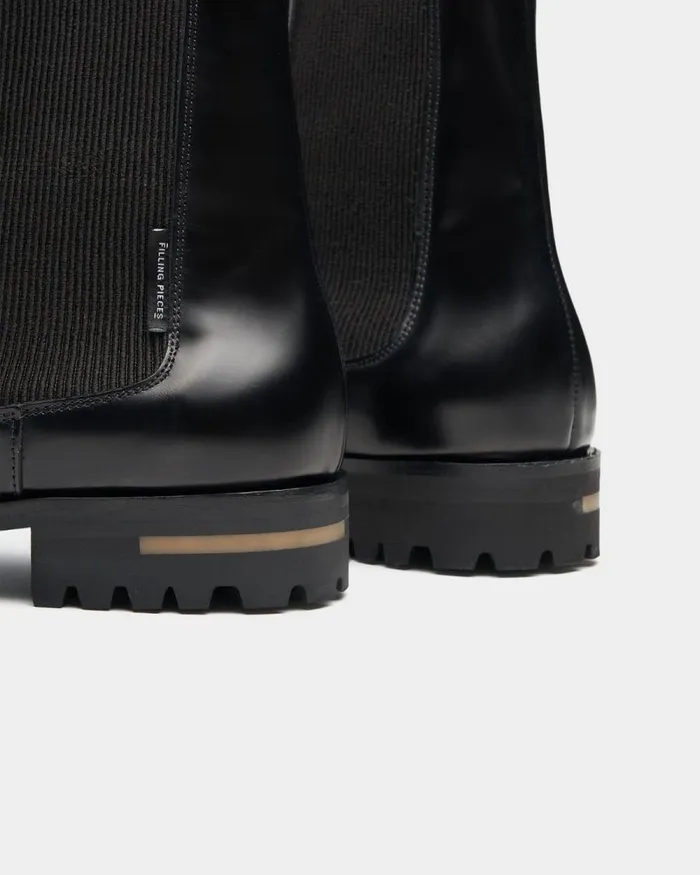 Men Filling Pieces Boots Western Chelsea Black