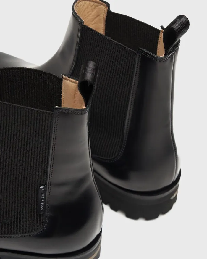 Men Filling Pieces Boots Western Chelsea Black